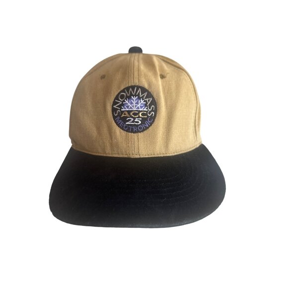 Snowmass AGC 25 Medtronic Beige & Black Adjustable Snapback Cap - Picture 1 of 6